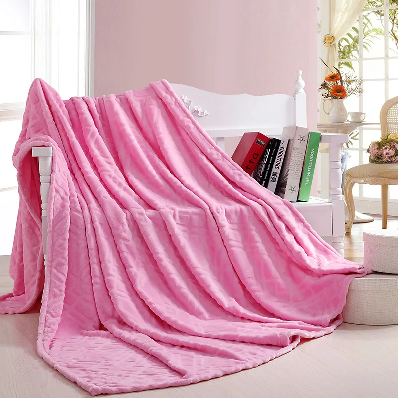 

Adult Pure Winter plain Jin Yu velvet blanket bedroom exquisite thickened pink French velvet sheets quilt fluffy soft and warm