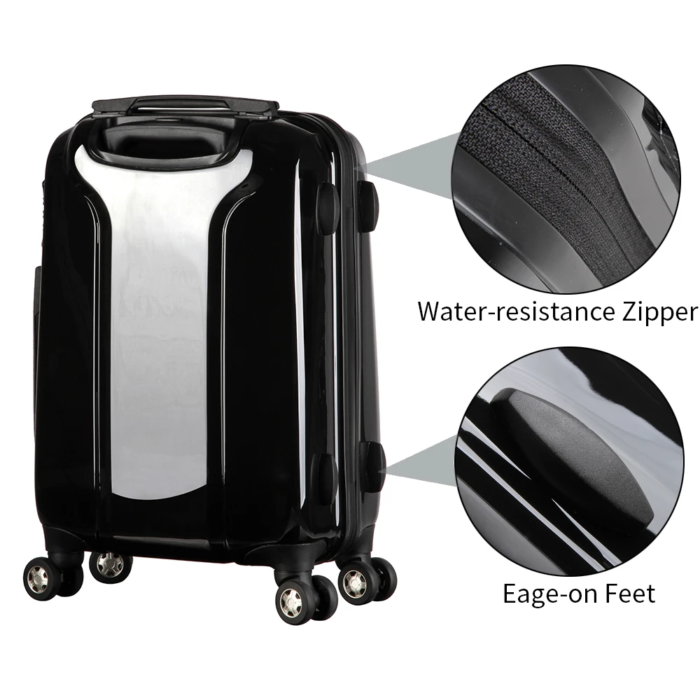 rolling suitcase with tsa lock 4