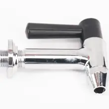 Хромированный латунный кран для кофе, кран для горячего напитка, кран с клапаном 3/" BSP с наружной резьбой для бойлера