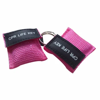 

50 X CPR MASK KEYCHAIN WITH outdoor CPR FACE SHIELD FOR CPR TRAINING