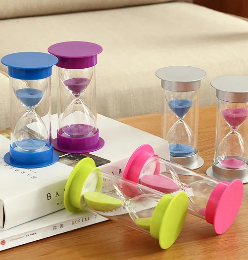 

5/10/15/30/45/60 Minute Sand Hourglass Timer Countdown Timing Plastic Sandglass Sand Clock Timer Home Decor Gift Home Decoration