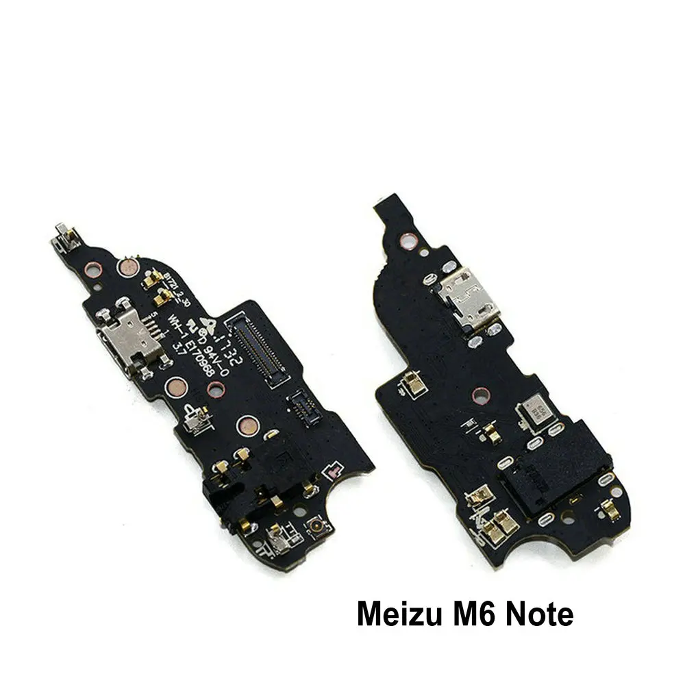 Микрофонный модуль+ зарядка через usb Нижняя плата Шлейф соединительные детали для MEIZU M1 M2 M3 M5 M6 M8 Note Замена - Цвет: M6 Note
