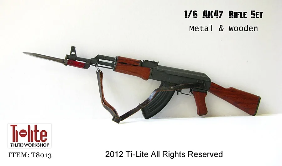 Ti-lite T8013 1/6 Matel& Деревянный AK47 набор для ружья оружия реквизит для 1" Коллекционная Фигурка DIY