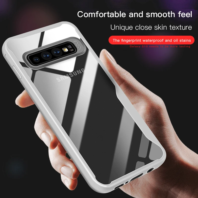 

Shockproof Clear Silicone Case For Samsung Galaxy A50 A30 A10 Ultra thin Transparent TPU Armor Cover For Samsung M20 M10 Case