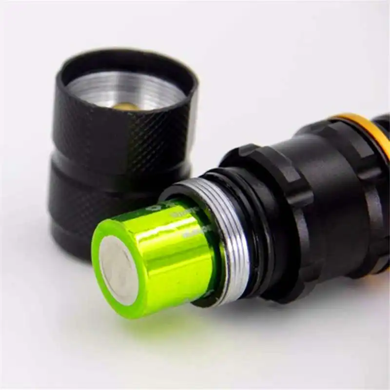 Tactical 5-mode 4000LM Zoomable XML T6 LED Flashlight&18650&Charger lanterna led recarregavel torch flashlight t6 #4S5 (4)