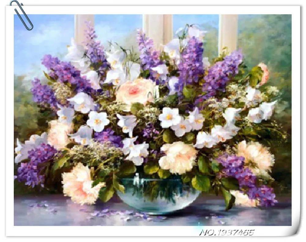 5d diy Diamond painting crystal Purple Everyday Is painting rhinestones