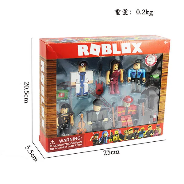 

Roblox Firemen Guitar Police 7cm Action Figures Toys #n374 Brinquedo Toy Girl Boy Christmas Gift