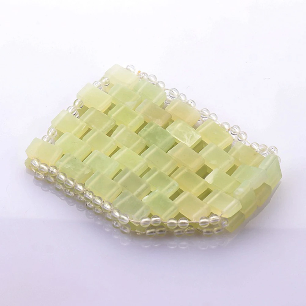 Natural Jade Eye Mask Stone Face Massager Wrinkle Remove Sleep Mask Tourmaline Sleep Face Eye Mask 3