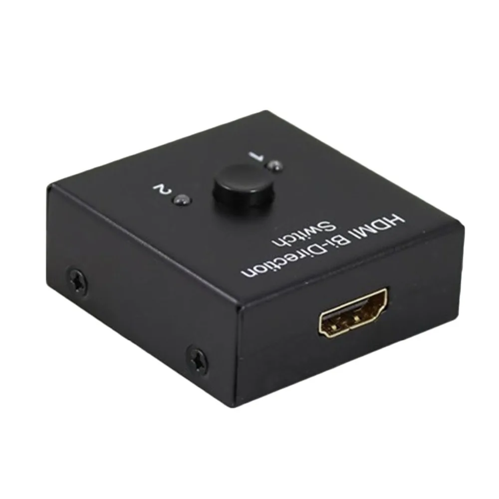 PUZHIJIE MINI HDMI 2 0 переключатель поддерживает 4K2K 2x1 двунаправленный коробка для ПК и