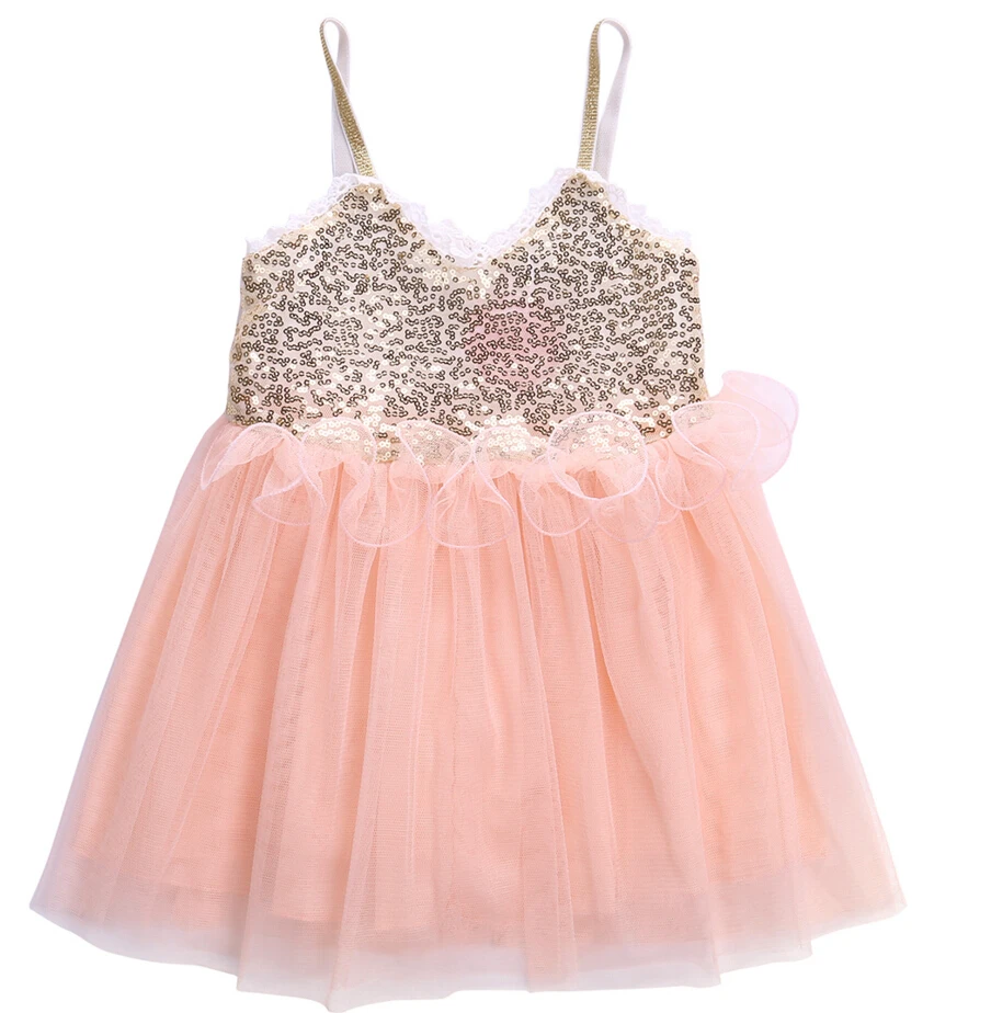 Платье принцессы для маленьких девочек платье-пачка с фатином с блестками вечернее бальное платье бальное платье с оборками для девочек 2–6 лет Vestidos