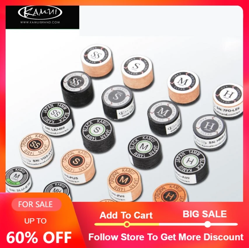 New Original KAMUI Pool Cue Tip Snooker Cue Tip Billiard Cue Tip