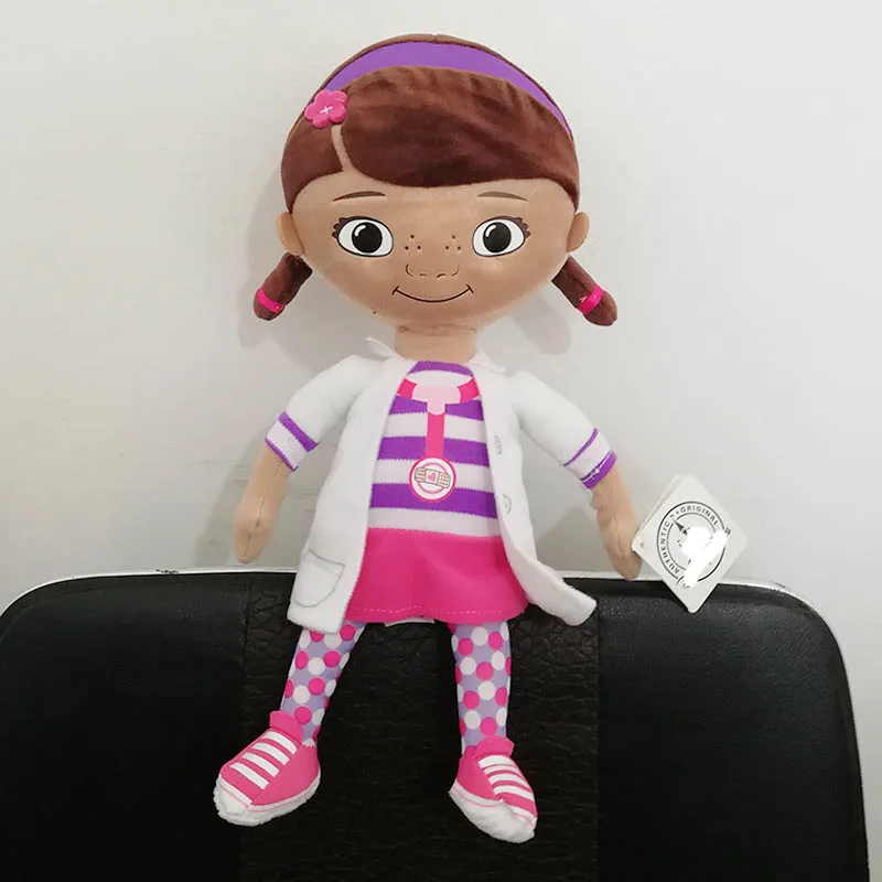 Оригинальные плюшевые мягкие игрушки Doc McStuffins мягкая кукла Dottie для девочек
