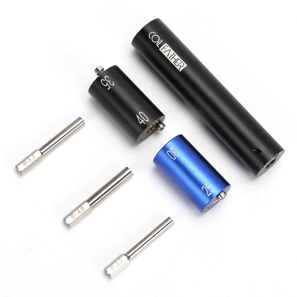

Coil Father Koiler Coil Jig Tool Kit for RDA RTA Atomizer CW 25 30 35 40 Coil for DIY Electronic Cigarette Users