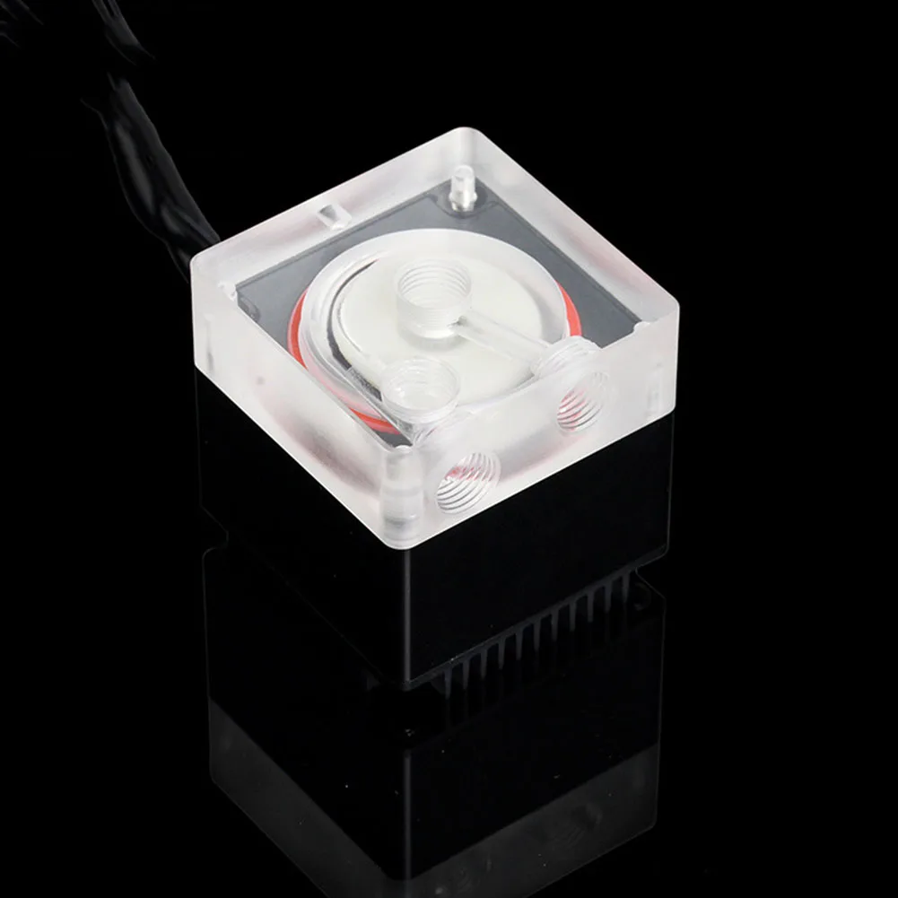 

3000RPM Computer Water Pump Acrylic System Low Noise Fast Quiet Components Integrated Heat Dissipation CPU Cooling Radiator