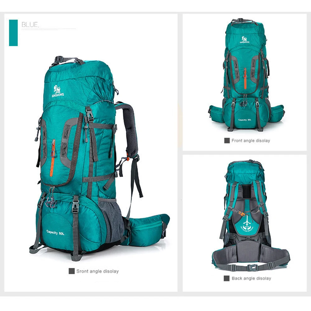 80L рюкзак для походов, походов, альпинизма, нейлоновая сумка ...