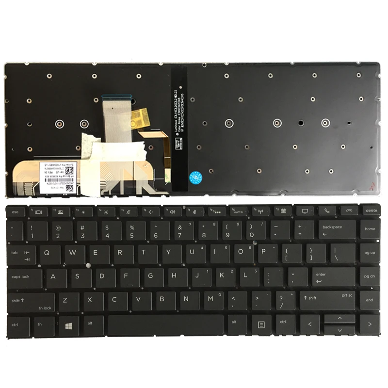 Новая американская раскладная Клавиатура для ноутбука HP EliteBook 1050 G1 английская