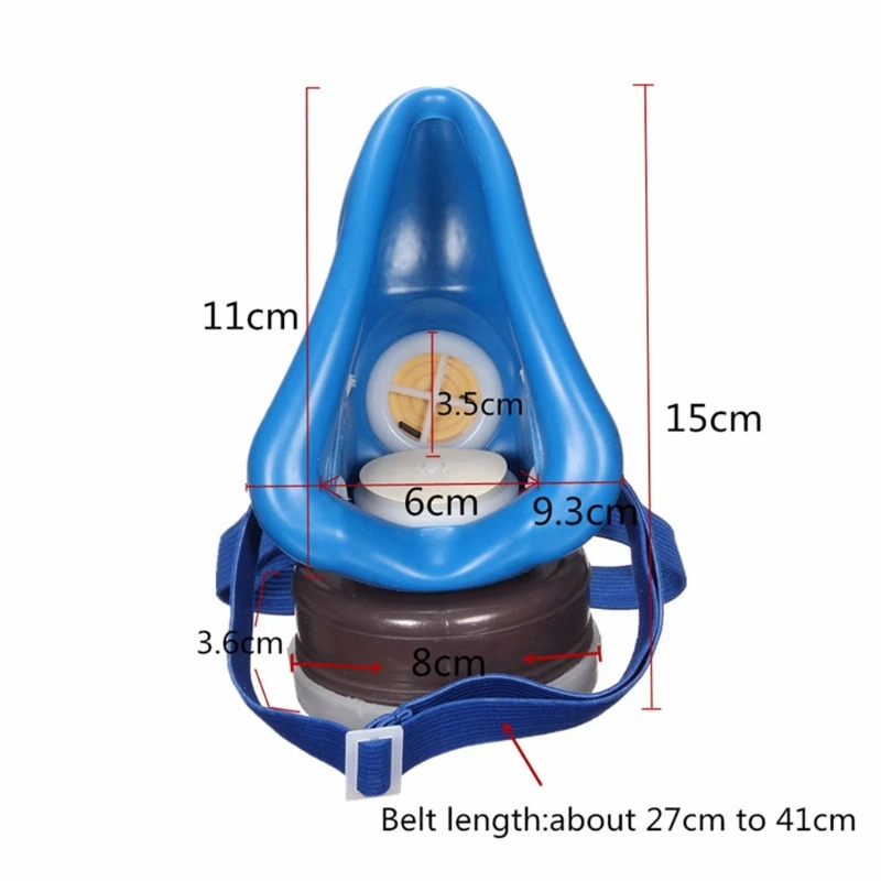 Фильтр для самовсасывания Антивирусная полумаска для предотвращения вредного газа