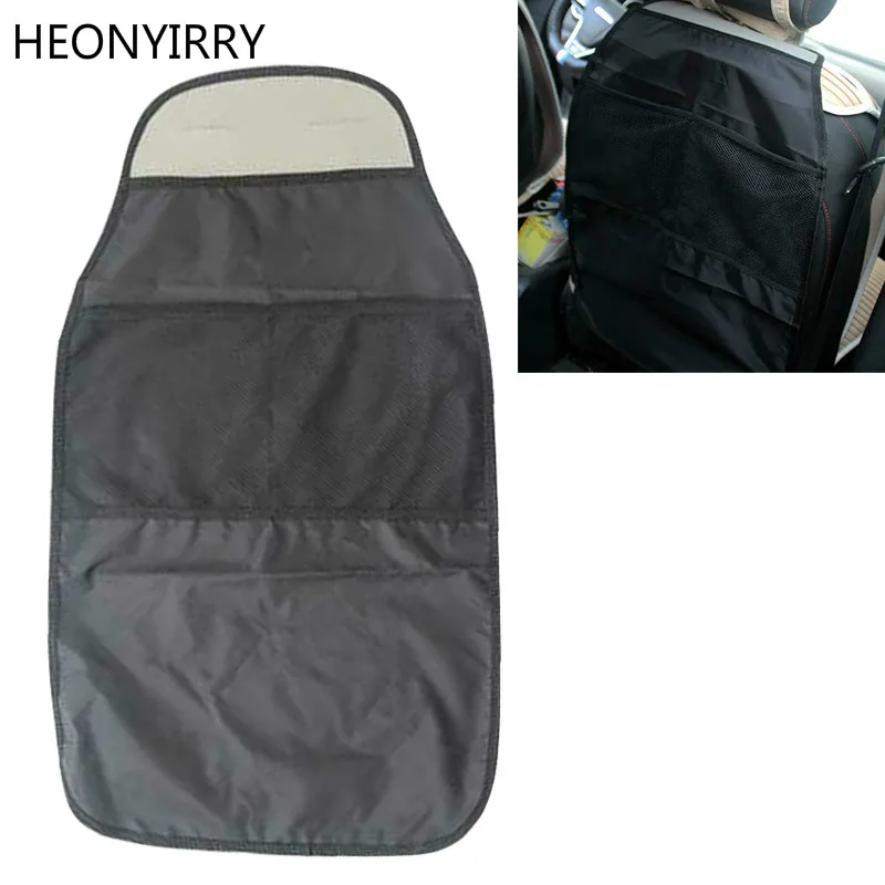 

Polyester fiber Kick Mat Waterproof Car Seat Back Storage Organizer Pocket Auto Back Seat Protectors Voiture Seat Covers