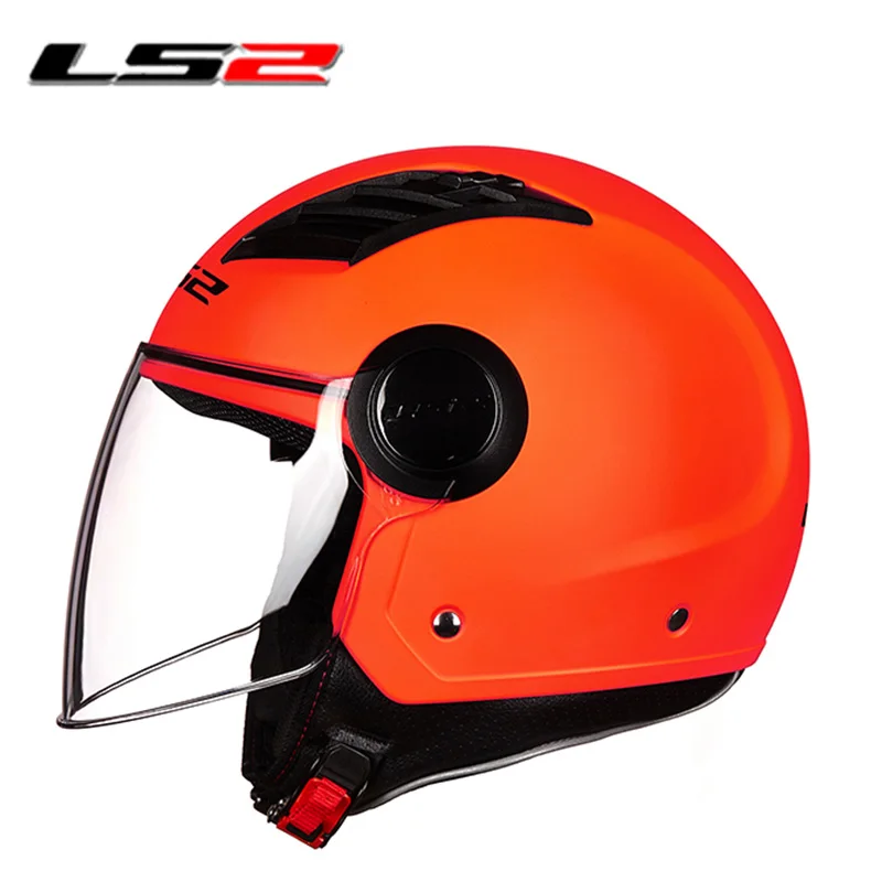 LS2 OF562 воздушный поток с открытым лицом мотоциклетный шлем реактивный скутер Половина лица мотоциклетные шлемы для мужчин и женщин LS2 vespa Летний шлем