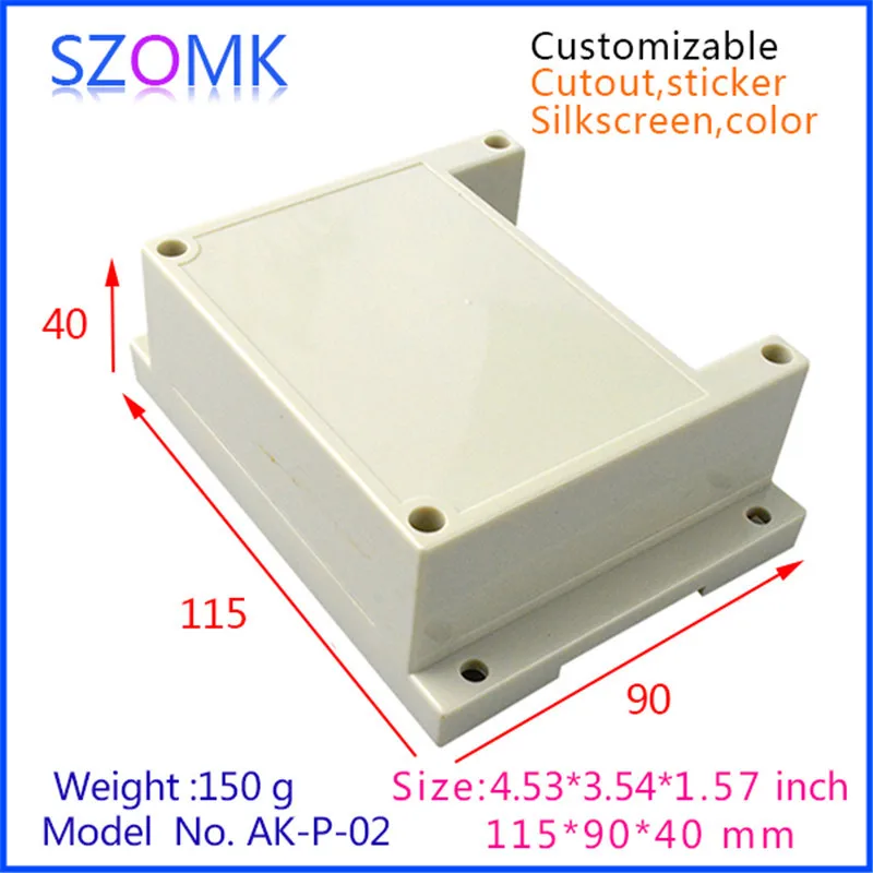 szomk electronics plastic enclosure for pcb junction box din rail enclosure control box szomk outlet boxes instrument enclosure box project box plastic housing  (3).jpg