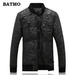 BATMO 2018 Новое поступление Зима Высокое качество 90% белая утка вниз черный Куртки мужчин, мужские теплые зимние парки 18861
