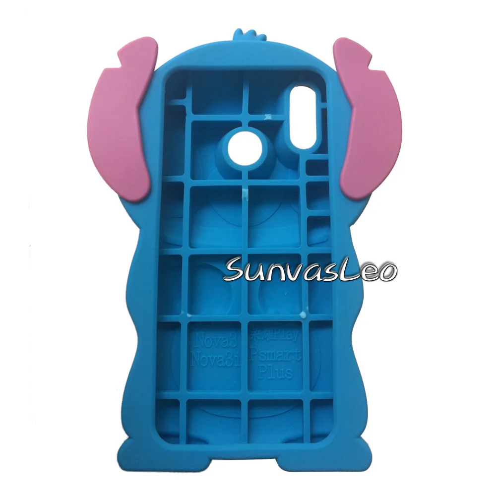 For Huawei Nova 3i 3D Soft Silicone Case Cartoon Animal Cell Phone Back Cover Shell Skin Original Cases For Huawei P Smart+ Plus