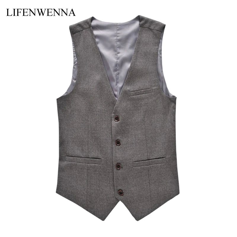 

Fashion Men's Vests New Style Solid Slim Fit Vest Mens Clothing Trend Casual Business Mens Suit Vests Gentleman Social Vest 6XL