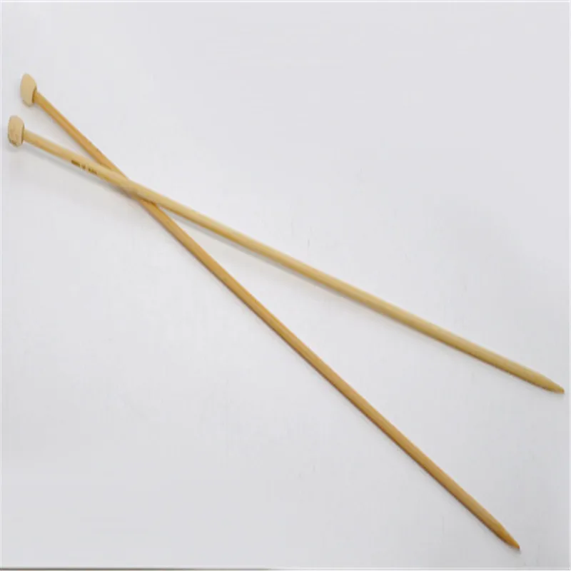 

DoreenBeads 34cm Long Hand Sewing Crochet Hook Bamboo SP Knitting Tools Sweater Scarf Weaving Tools( US Size 4/3.5mm ) 1Pair