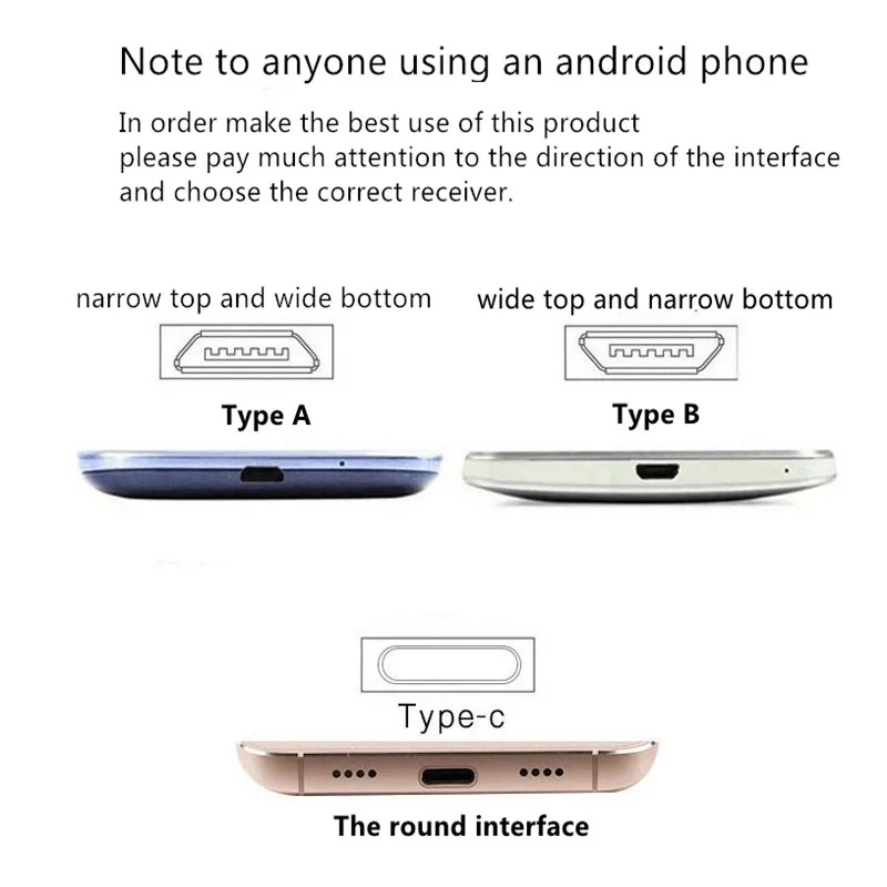 Беспроводное зарядное устройство OLAF приемник USB зарядка адаптер катушка Micro Type C