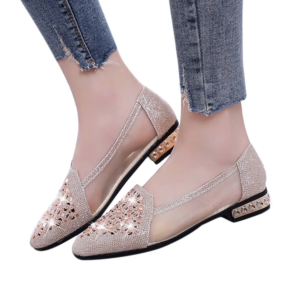 

YOUYEDIAN womens heels shoes low heel womens party shoes Pointed Toe Pumps Dress Shoes Cheap slip on high heels #w40