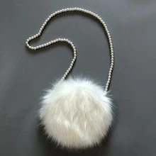 Модная дизайнерская меховая женская зимняя сумка-мессенджер, Новая женская жемчужная сумка на плечо, роскошная меховая Сумочка, 20 размеров, женский клатч, кошелек