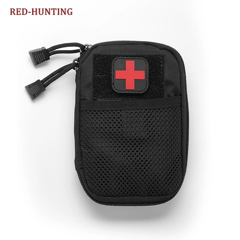 

Molle Tactical Medical First Aid EDC Pouch Gear Waist Pocket Organizer EMT Survival Pouch Mesh Tools Flashlight Magazine Bag
