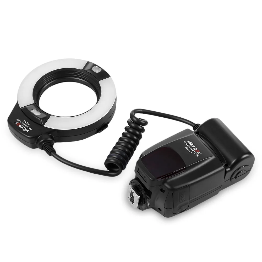 VILTROX JY - 670C Professional LCD Screen Macro Ring Flash Light For Canon