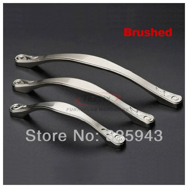 2pcs 128mm Brushed Silver Zinc Alloy Furniture Handle Kitchen 2pcs 128mm Brushed Silver Zinc Alloy Furniture Handle Kitchen Cabinet S Handles Dresser Drawer Pulls In From Home Improvement On