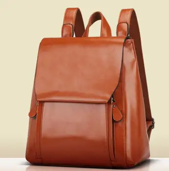 

women' s Fashion Leisure Backpacks new bags soft pu Leather Shoulder Bag Multi-Function Female Ladies Pouch Pack woman bags