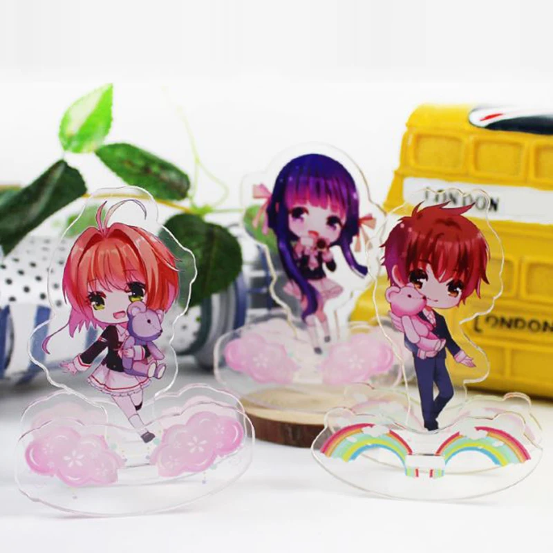 

1 Pc Kawaii Anime Cardcaptor Sakura Acrylic Stand Tumbler Model Toys Card Captor Sakura Action Figure Pendant toy