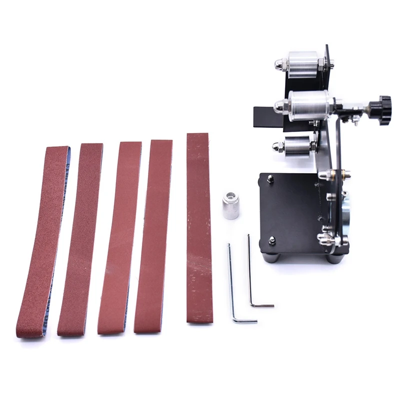 Electric Angle Grinder Belt Sander Metal Wood Sanding Belt M14 Adapter For Grinder Metal Polishing Woodworking Tools