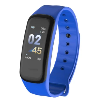 

Hot sale C1plus 0.96 inch color screen heart rate blood pressure sleep monitoring Bluetooth sports smart watch bracelet