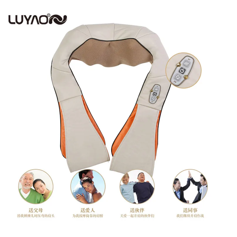 

Multifunction Infrared Heating Body Massge.Health Care Car Home Acupuncture Kneading Neck Shoulder Cellulite Massager