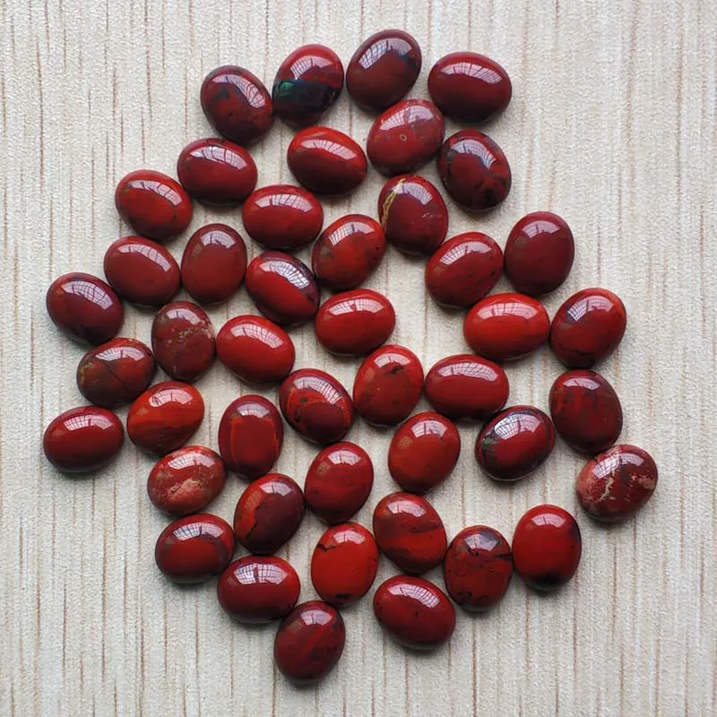 

Fashion hot sale natural rainbow stone Oval CAB CABOCHON 8x10mm beads for jewelry making wholesale 50pcs/lot free shipping