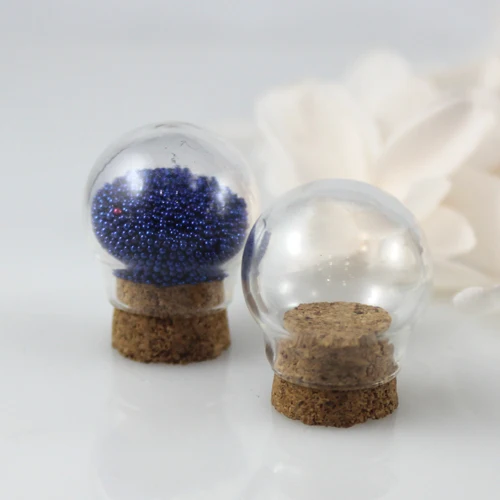 2 шт стеклянный шар с пробкой, стеклянное ожерелье с дизайном «Глобус», стеклянный глобус-бутылка, стеклянный шар, Террариум Diy Изготовление ювелирных изделий