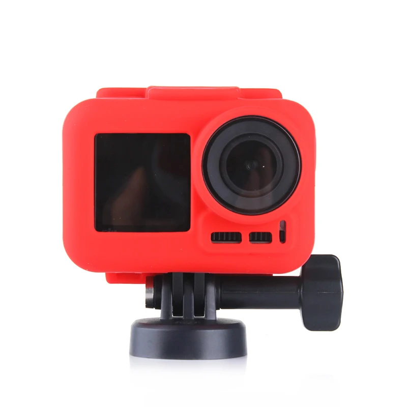 

osmo action border frame soft silicone case Protective cover for dji osmo action sport camera Accessories Red black blue green