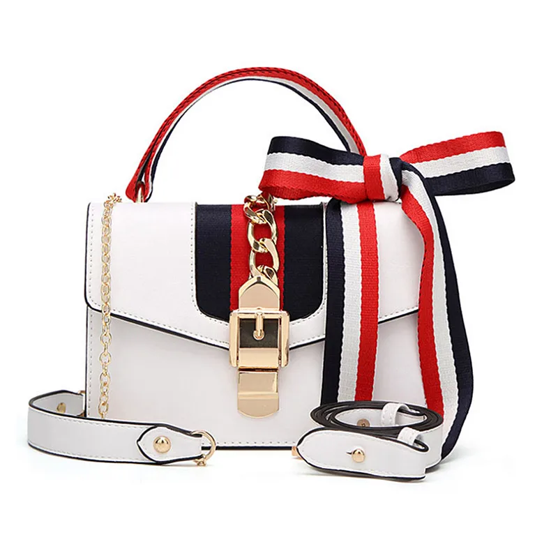 

Luxury Messenger Bags Women Bowknot Chains Flap Bag Ladies Fashion Solid Color Hasp Shoulder Bags Female Shopping Phone Bag Girl