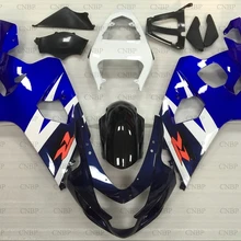 GSX R 600 2004 Abs обтекатель GSXR 750 2004-2005 K4 синий черный набор для всего тела GSXR 750 04 Abs обтекатель