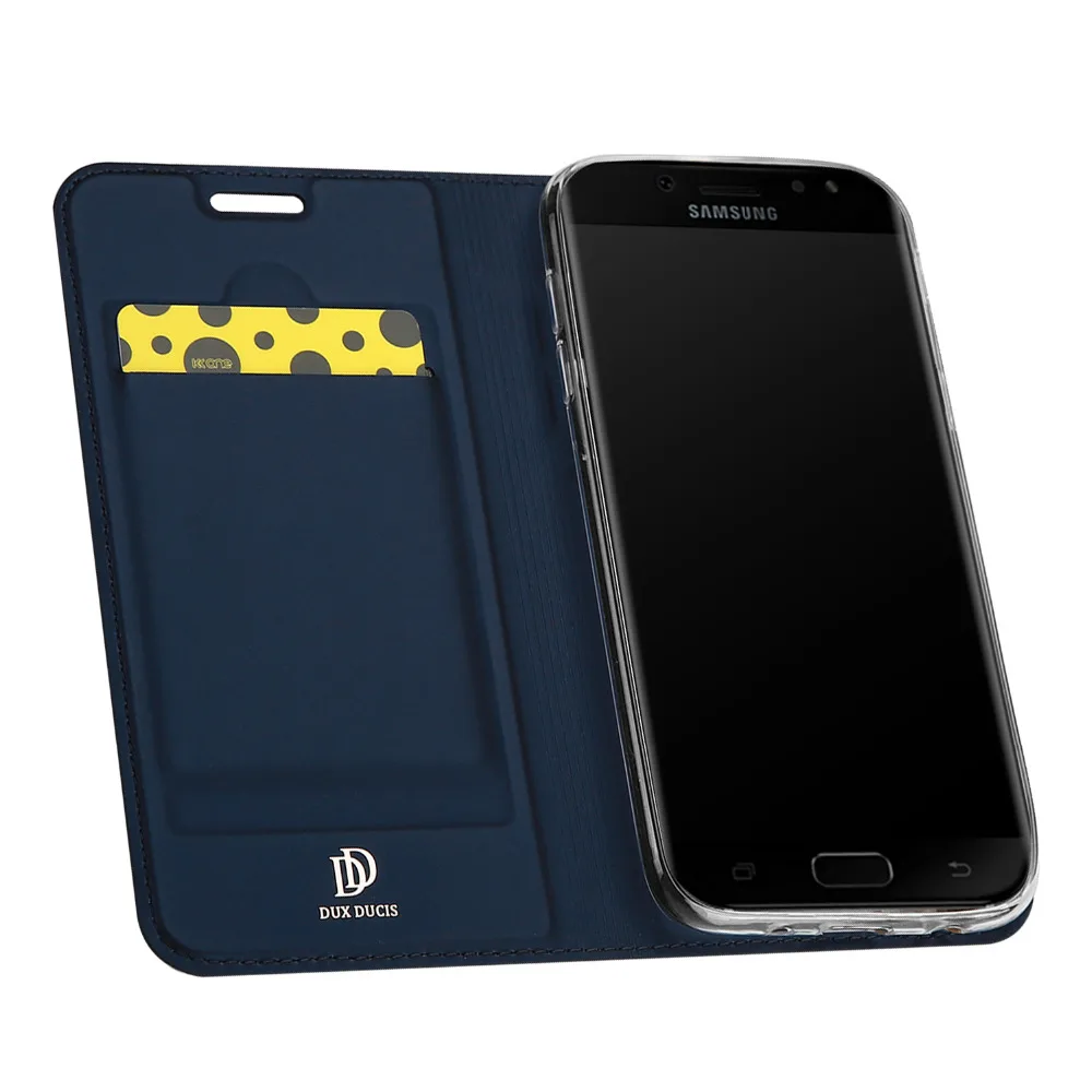 DUX DUCIS Роскошный кожаный чехол для Samsung Galaxy J5 2017 J530 с откидной крышкой чехлы