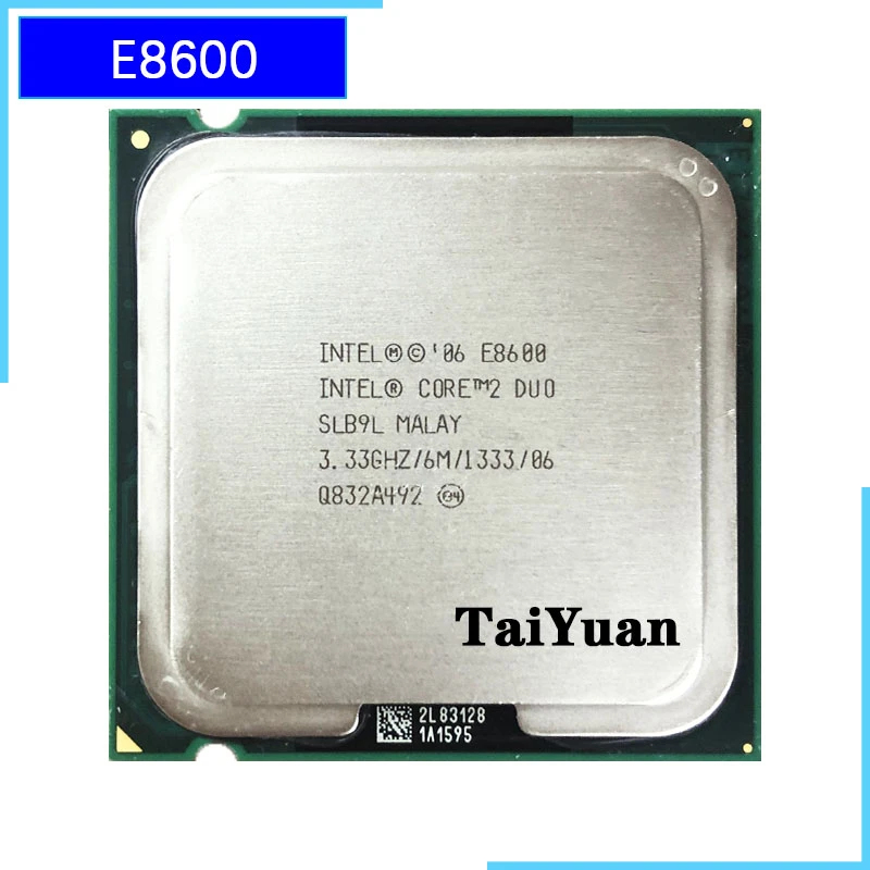 Intel Core 2 Duo E8600 3.3 GHz Dual-Core CPU Processor 6M 65W 1333 LGA 775 amd cpu