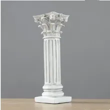 Artesanías de columna romana Vintage, modelos arquitectónicos antiguos, decoraciones de escritorio para el hogar, recuerdos exquisitos