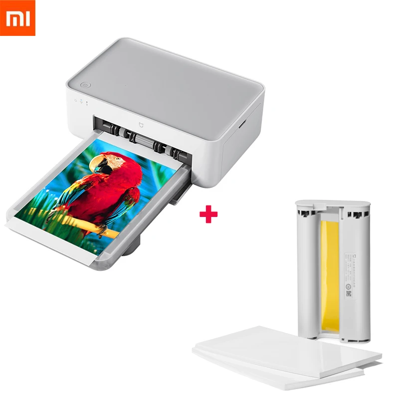 Оригинальный фотопринтер Xiaomi Mijia Mi термосублимация тонко восстанавливает