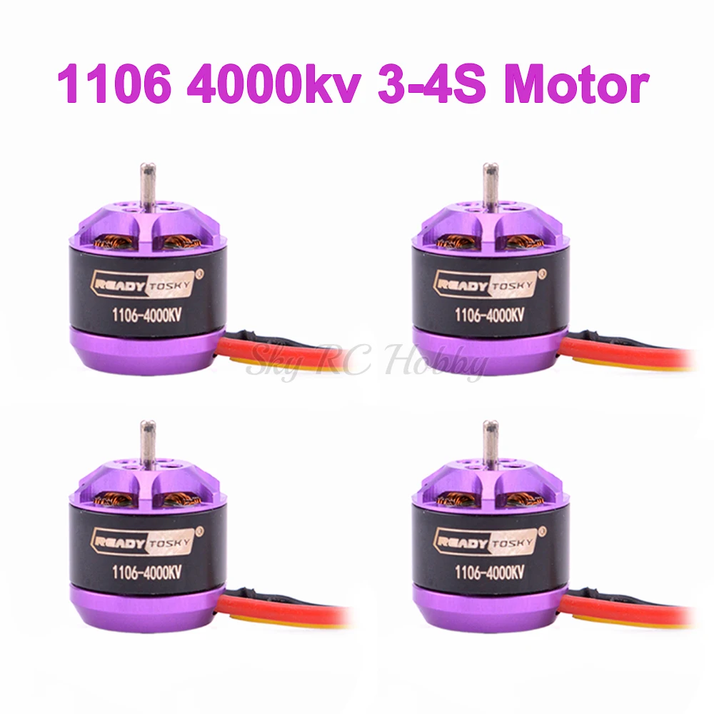1106 100 кв 3 4S мини бесщеточный двигатель для 60 мм 70 80 90 FPV RC гоночный дрон