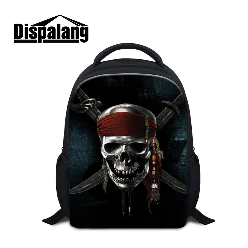 

Dispalang Skull Printing Mini Backpacks For Kindergarten Girls Boys School Bags Cool Children Book Bag Baby Student Satchel